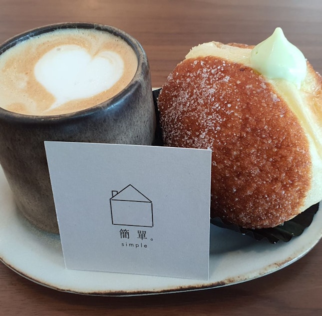Coffee & Pandan Donut