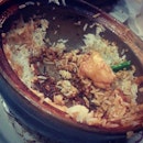 Most heavenly claypot rice ever...only in time for last bit #foodporn #onlyinhk