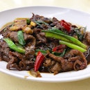 Stir-Fried Beef With Black Bean Sauce 豉汁牛肉 @ Hoy Yong Seafood Restaurant, Blk 352 Clementi Avenue 2 #01-153.