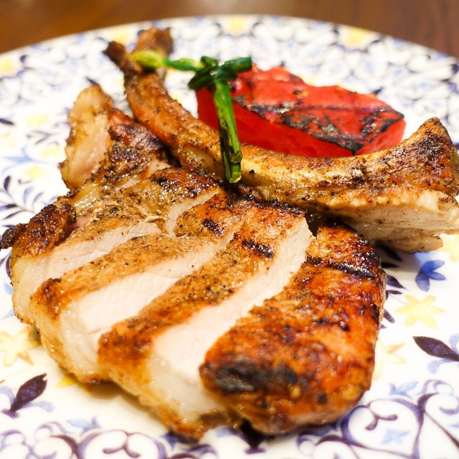 Chargrilled “Bak Kut Teh” Pork Chop (Part Of 3-course Set Lunch $58)