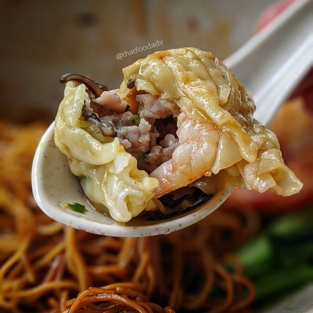 Noodle with Char Siew and Wonton ($6)