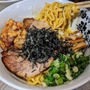 Mazesoba with all Toppings ($16.80++)