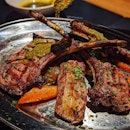 Charcoal Lamb Rack with Carrots & Caramelised Baby Onions ($38) 