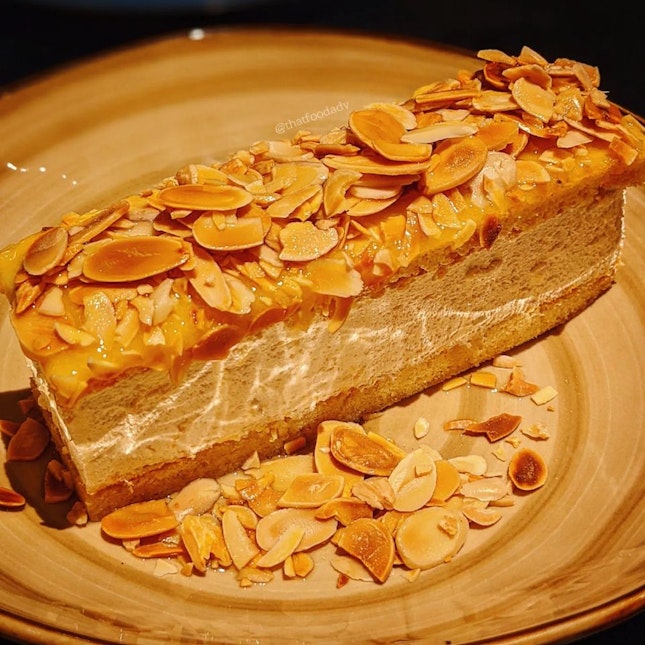 Whiskey Cake with Almonds ($14) 