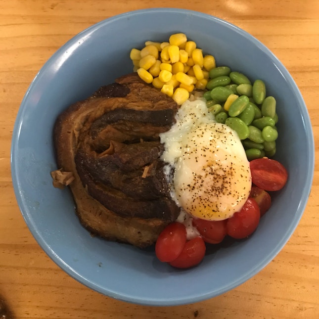 Pork Belly Grain Bowl ($12)
