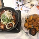 Jjimdak and Curry Fried Chicken