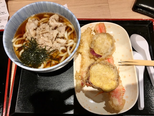 Udon/tempura