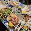 Various type of mexican foods