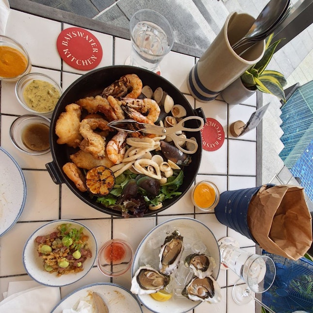 Seafood platter for two $90++