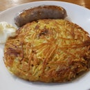Rosti With Cheese Sausage