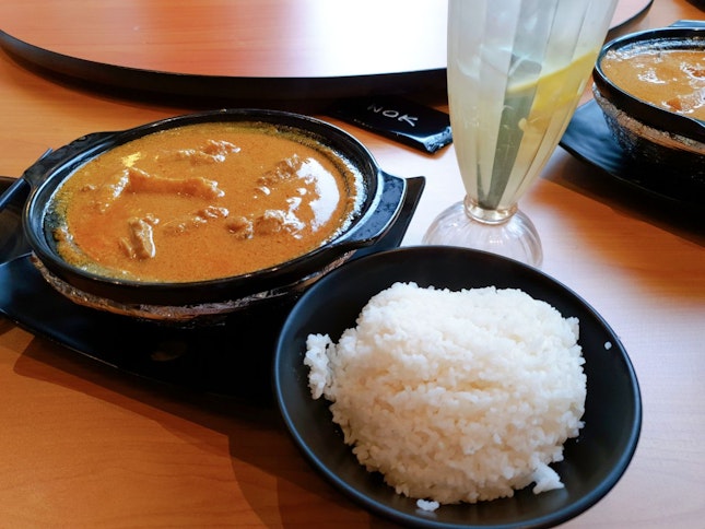 Curry Chicken Rice Lunch Set