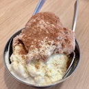 Milo and horlicks ice cream sprinkled with more milo and horlicks powder ($5.8)!