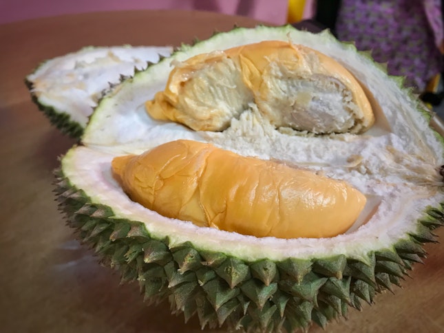 Review on Red Prawn Durian ($12/Kg) From Combat Durian