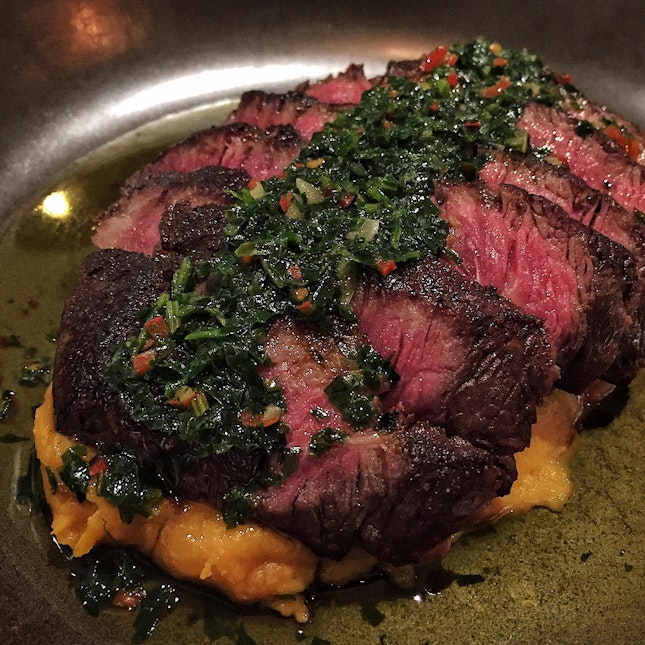 Flat Iron Steak ($28)
