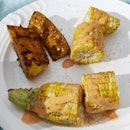 Mexican Corn & Grilled Pineapple