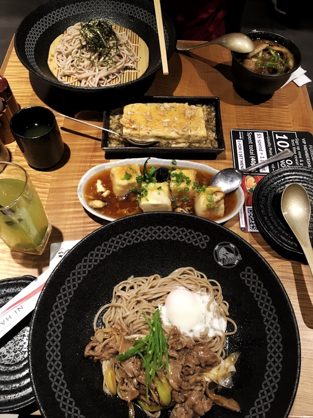 1-for-1 Soba For Their 2nd Year Anniversary 
