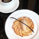 Thinking of this Apple Tart with Caramel Ice Cream by Guest Chef Nicolas Reynard at La Brasserie this month.