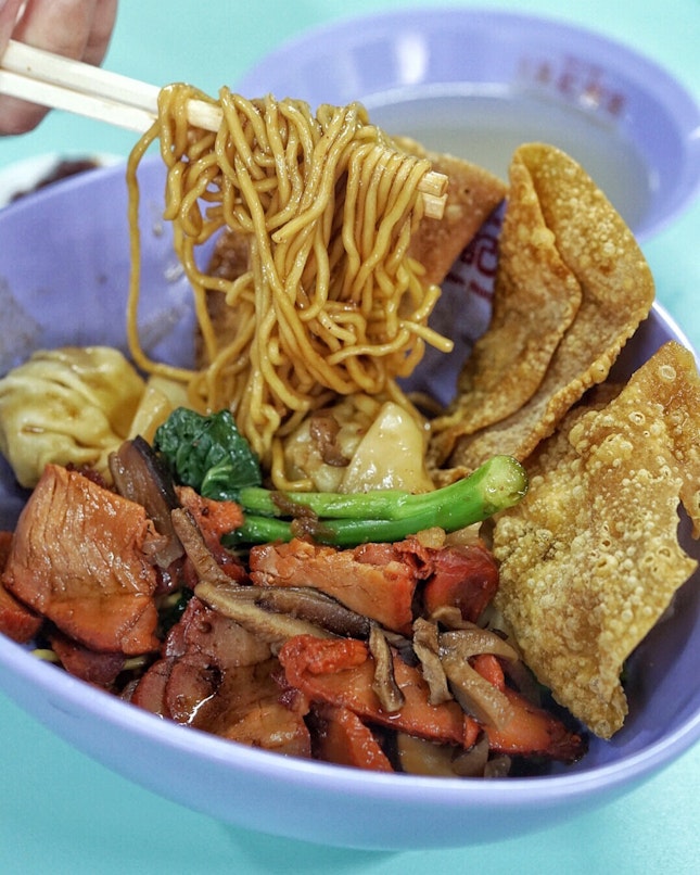 Ji Ji Signature Char Siew Wanton Noodle.