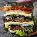 Kinki Restaurant + Bar launches new range of Chef Sumo Onigiri Burgers, which is available only for takeaway (pickup) or delivery.
The Onigiri Burgers are affordable (range from 7.80+ to $12.80+) and can travel well. 
