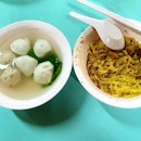 Mee Pok With Fish Balls
