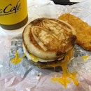 Cheesy McGriddles set meal for the start of a wonderful weekend!