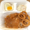 Chicken Chop with 3 Sides $5.20 (Takeaway Additional $0.30)