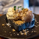 Charcoal Toast with Gelato