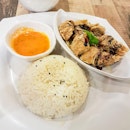 Soya Veg Chicken Rice