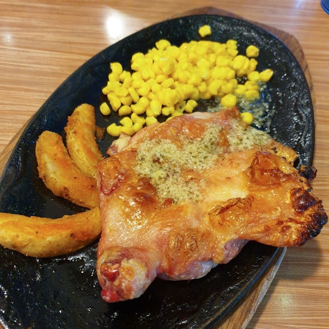 Grilled Chicken with Garlic Butter