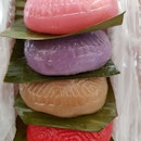 Multi-coloured Ang Ku Kueh - Exotic Flavours