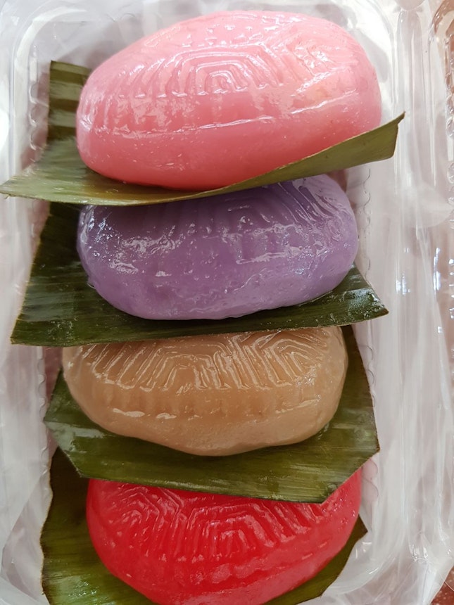 Multi-coloured Ang Ku Kueh - Exotic Flavours