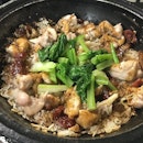 The before and after of Zhao Ji Claypot rice.