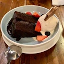 Chocolate Cake & Vanilla Ice-cream