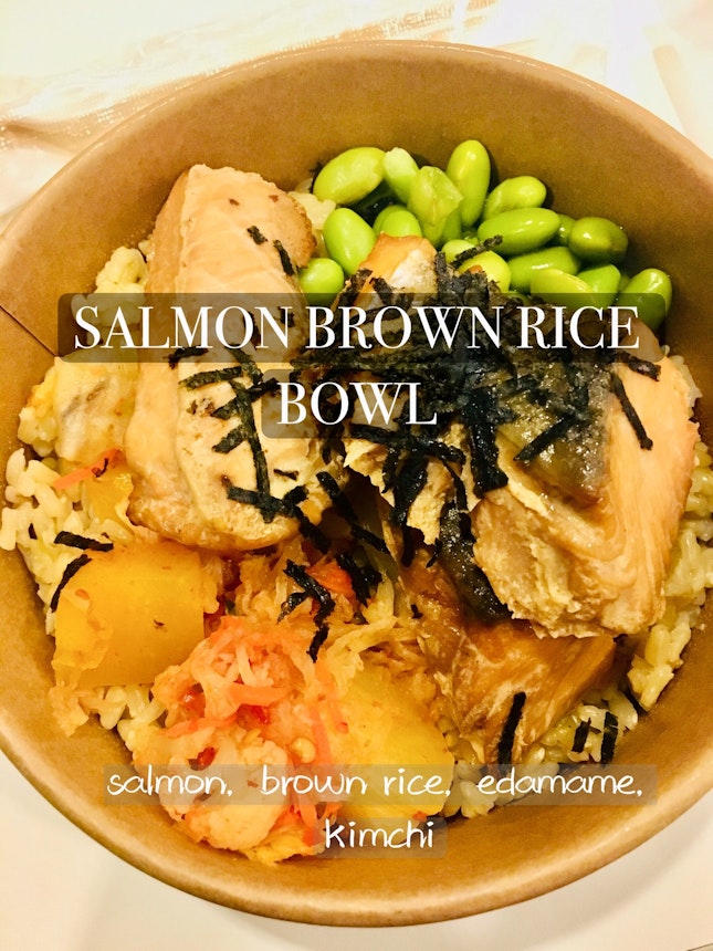 Salmon Brown Rice Bowl