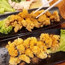 Rock Salt Chicken (top) and Fried Oysters (bottom) from Eat at Taipei!