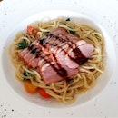 Smoked Duck Spaghetti from D'Bar!