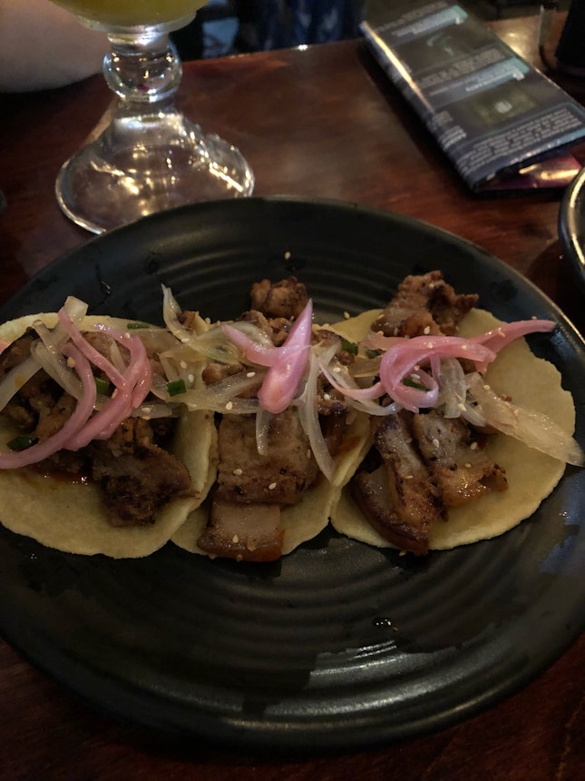 Korean Pork Belly Tacos