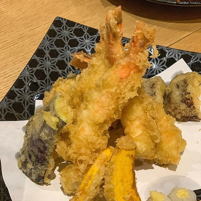Tasty Tempura Mori ($50++) Crispy and fragrant on the outside, and soft and juicy on the inside.