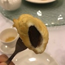 Deep Fried Egg White With Red Bean Filling