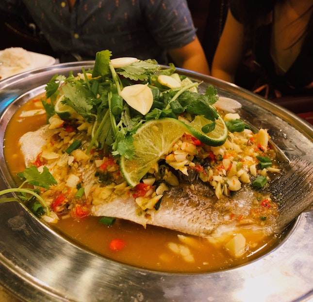 Thai-style Steamed Fish