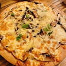 Truffle Mushroom Parmesan Pizza