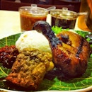 Grilled Chicken / Ayam Bakar for lunch.