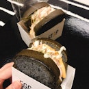 Halloween special charcoal toast