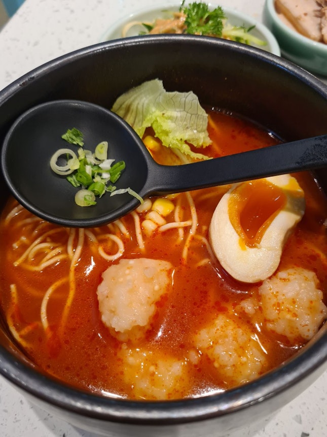 Rich Tomato Noodle Soup