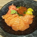 Salmon Ikura Don @ Sakae Sushi.