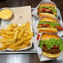 Burgers And Crinkle Fries @ Shake Shack