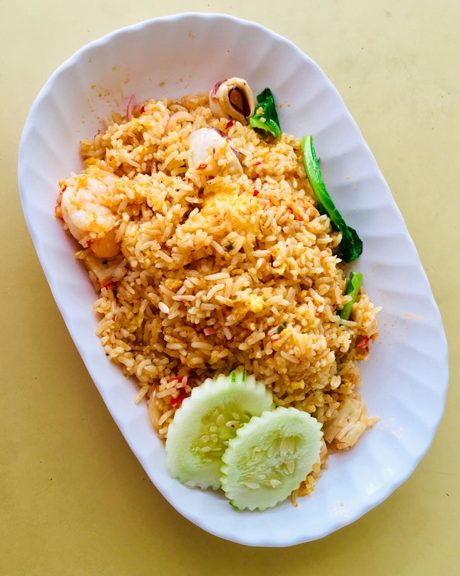 Tom Yum Seafood Fried Rice ($5)