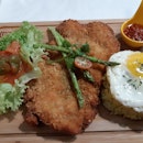 Chicken Cutlet With Rice 