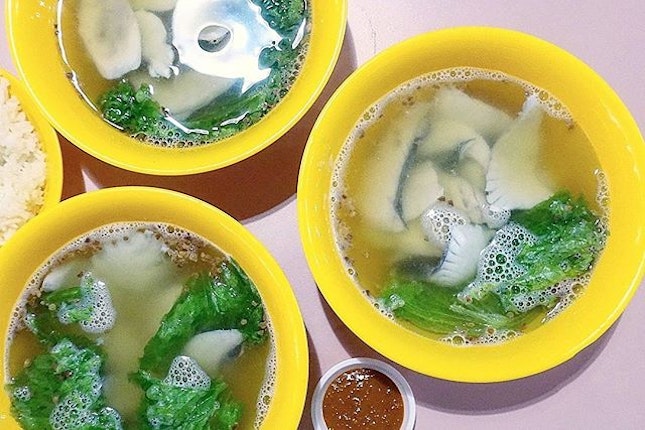 fish soup ($5) @ heng heng fish soup