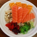 Vegetarian Salmon & Tuna Chirashi Don For 1st & 15th Lunar Of The Month